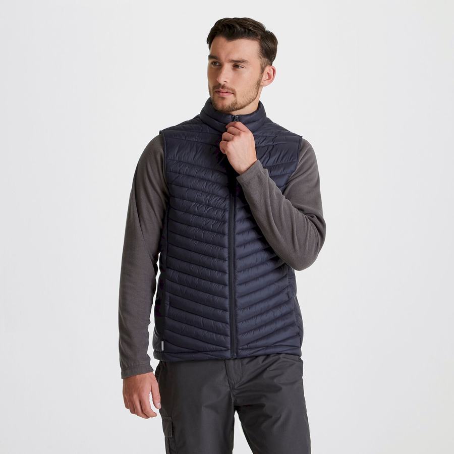 Navy Craghoppers Expert Expolite Thermal Vest Men's Gilets | TYN2711FC