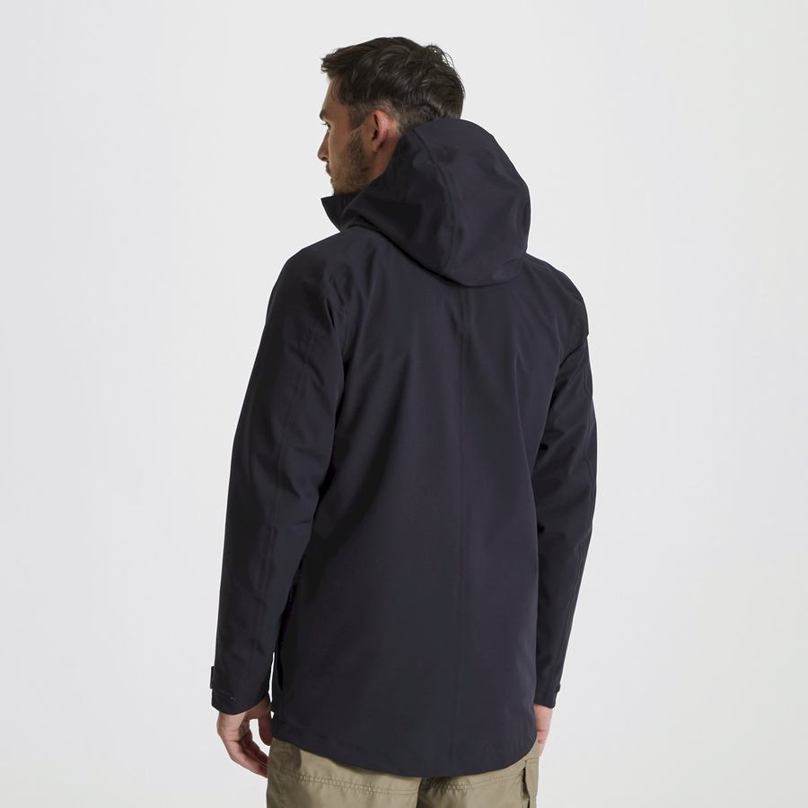 Navy Craghoppers Expert Kiwi Pro Stretch 3in1 Men's Jackets | BLJ4159KV