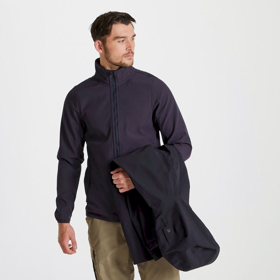 Navy Craghoppers Expert Kiwi Pro Stretch 3in1 Men's Jackets | BLJ4159KV