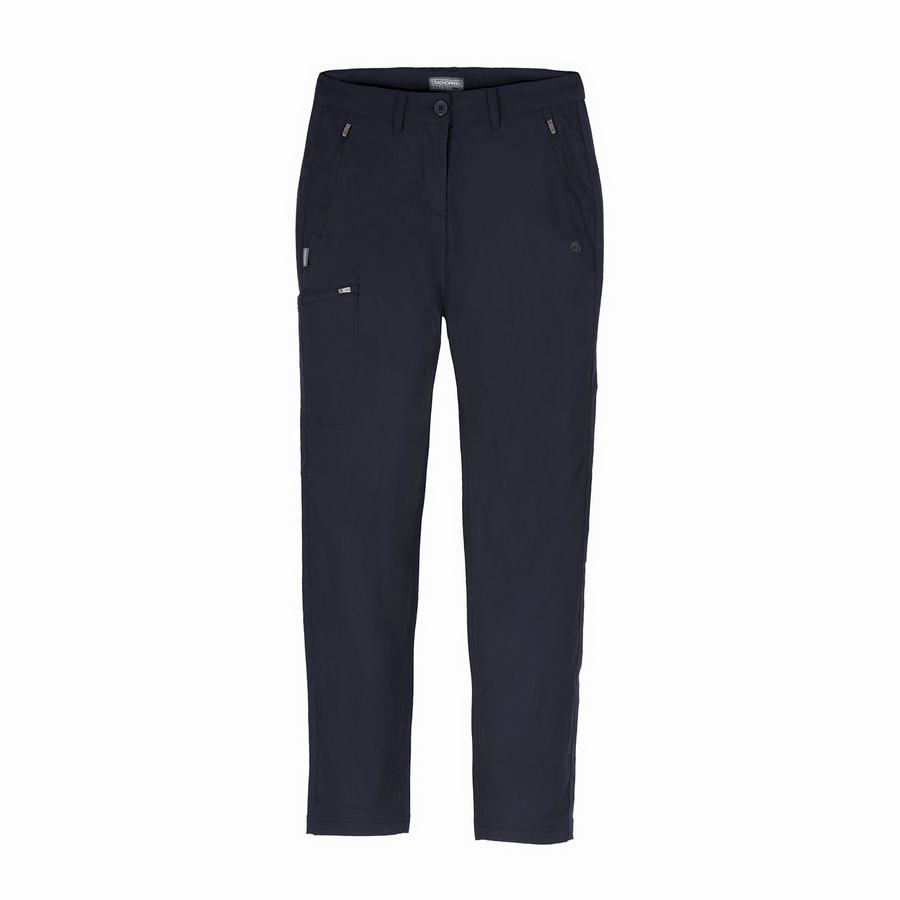 Navy Craghoppers Expert Kiwi Pro Stretch Women's Trousers | MUX3554DS