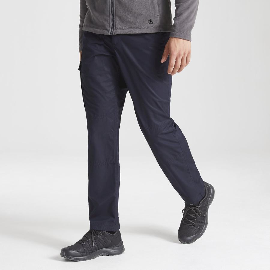 Navy Craghoppers Expert Kiwi Tailored Men's Trousers | HMI8241JN