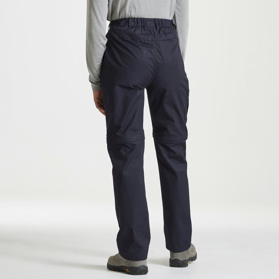 Navy Craghoppers Expert Kiwi Women's Trousers | TIY1296EZ