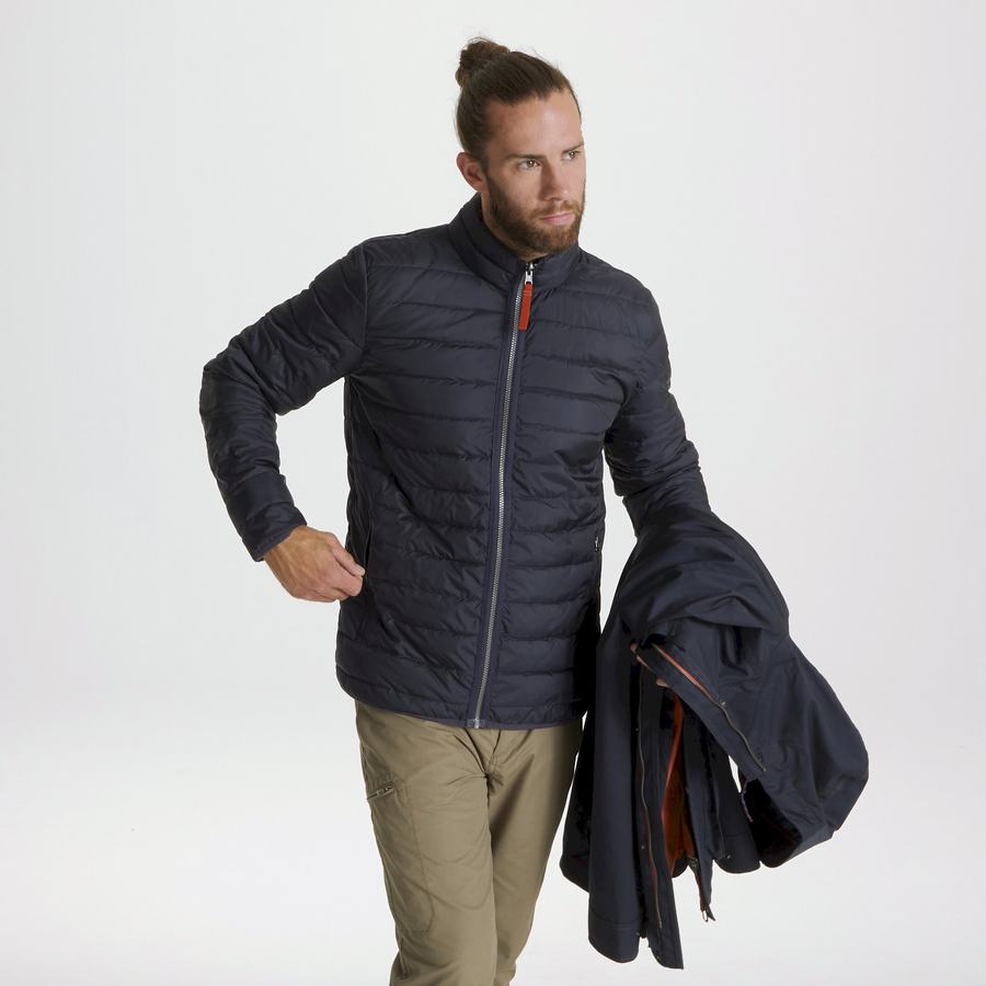 Navy Craghoppers Haster 3 In 1 Men's Jackets | MFJ3113FK