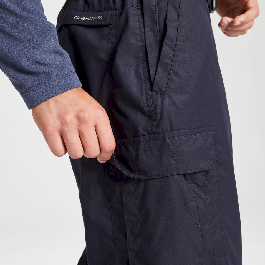 Navy Craghoppers Kiwi Classic Men's Trousers | VTO5092DA