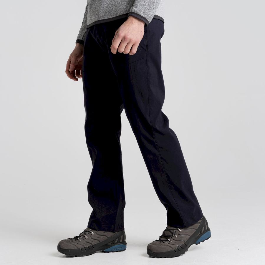 Navy Craghoppers Kiwi Pro II Men's Trousers | VFK243SZ