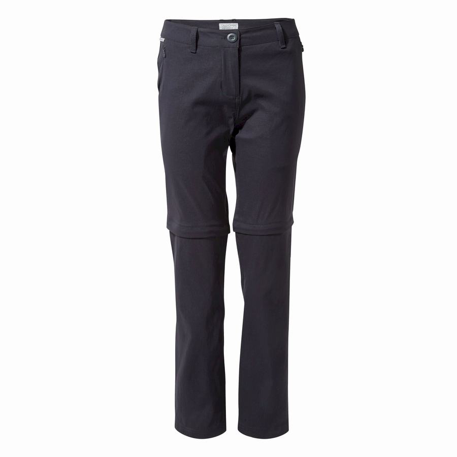 Navy Craghoppers Kiwi Pro II Women's Trousers | KWE1152NI