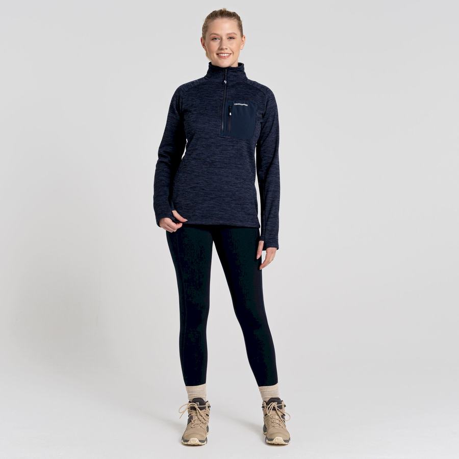 Navy Craghoppers Kiwi Thermal Women's Leggings | SKD185UW