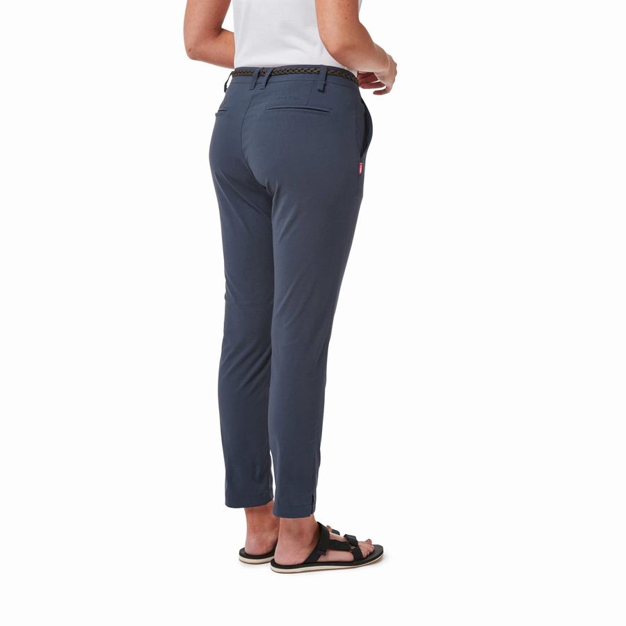 Navy Craghoppers NosiLife Briar Women's Trousers | EDV2157TQ