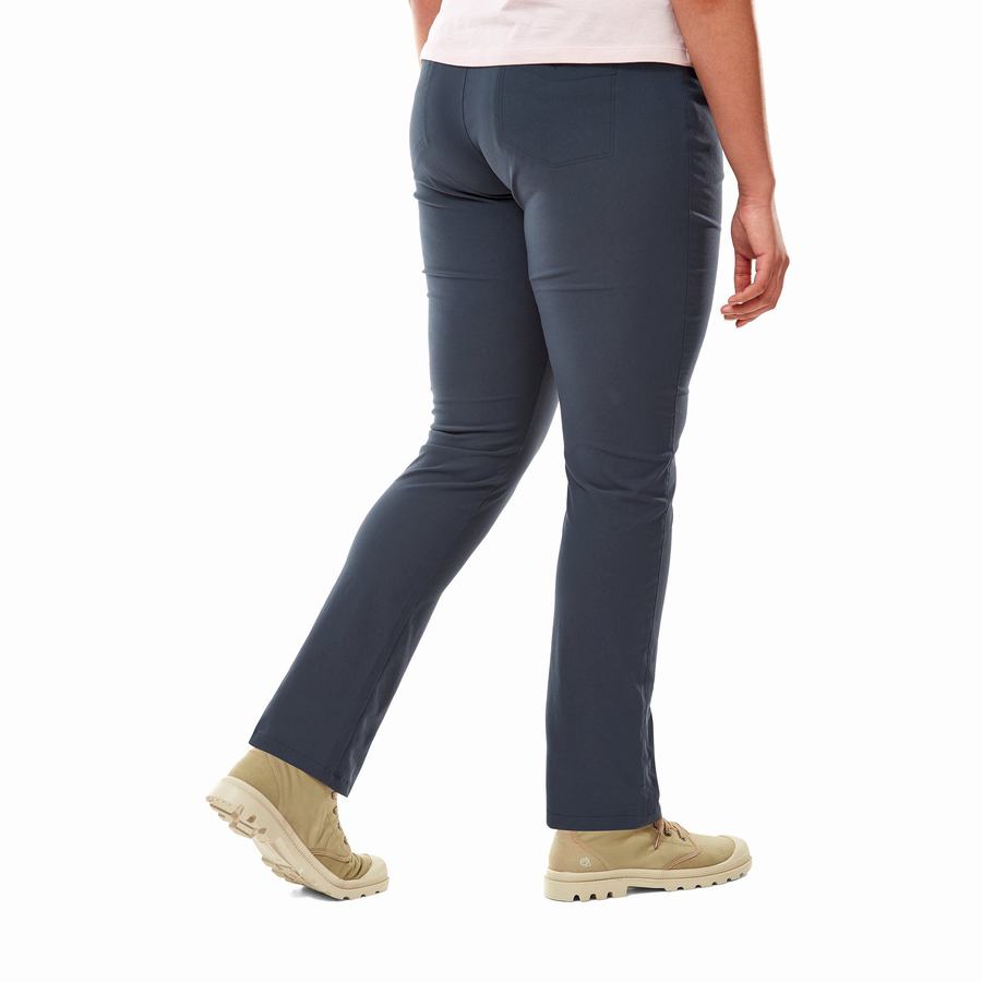 Navy Craghoppers NosiLife Clara II Women's Trousers | FLG3729DZ