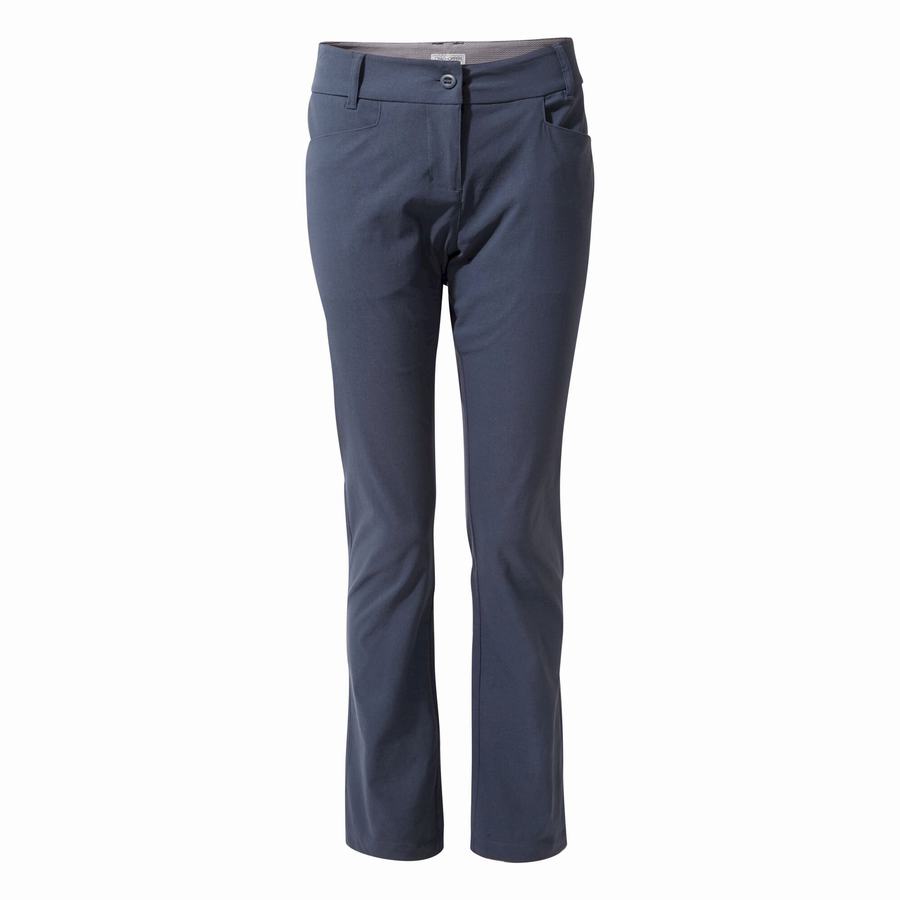 Navy Craghoppers NosiLife Clara II Women's Trousers | FLG3729DZ