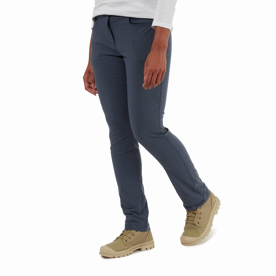 Navy Craghoppers NosiLife Clara II Women's Trousers | FLG3729DZ