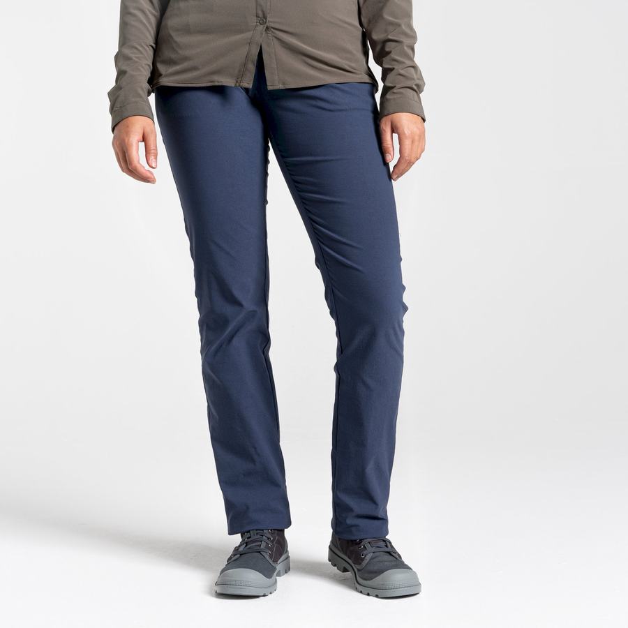 Navy Craghoppers NosiLife Clara II Women's Trousers | LJP5032PV