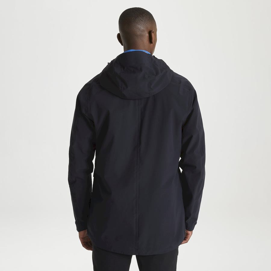 Navy Craghoppers Waterproof Lorton Men's Jackets | VIU5347ND