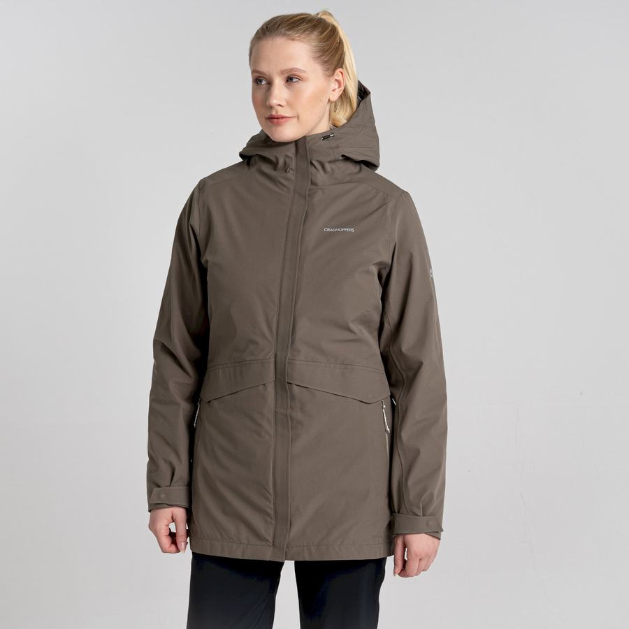 Olive Craghoppers Caldbeck Pro 3 in 1 Women's Jackets | GKB2588DL