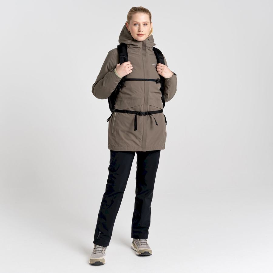 Olive Craghoppers Caldbeck Pro 3 in 1 Women's Jackets | GKB2588DL