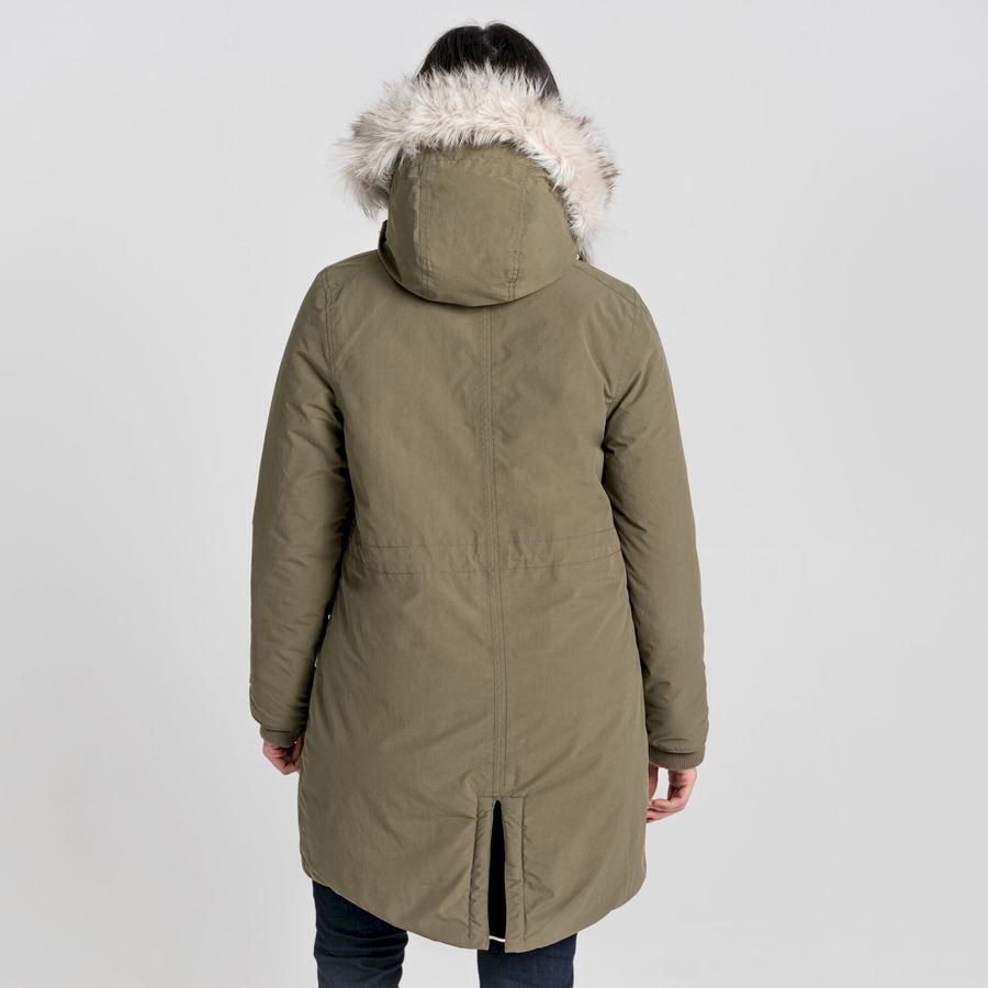 Olive Craghoppers Lundale Insulated Women's Jackets | ZYF1062TH