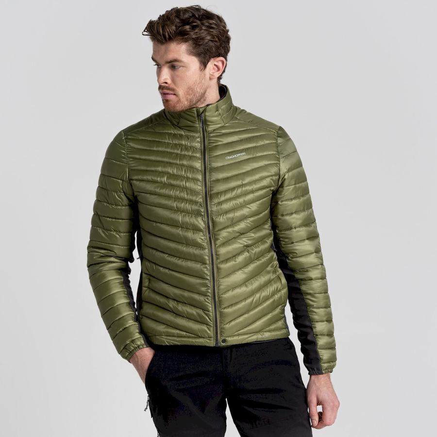 Olive Green Craghoppers ExpoLite Insulated Men's Jackets | TFA8557EK