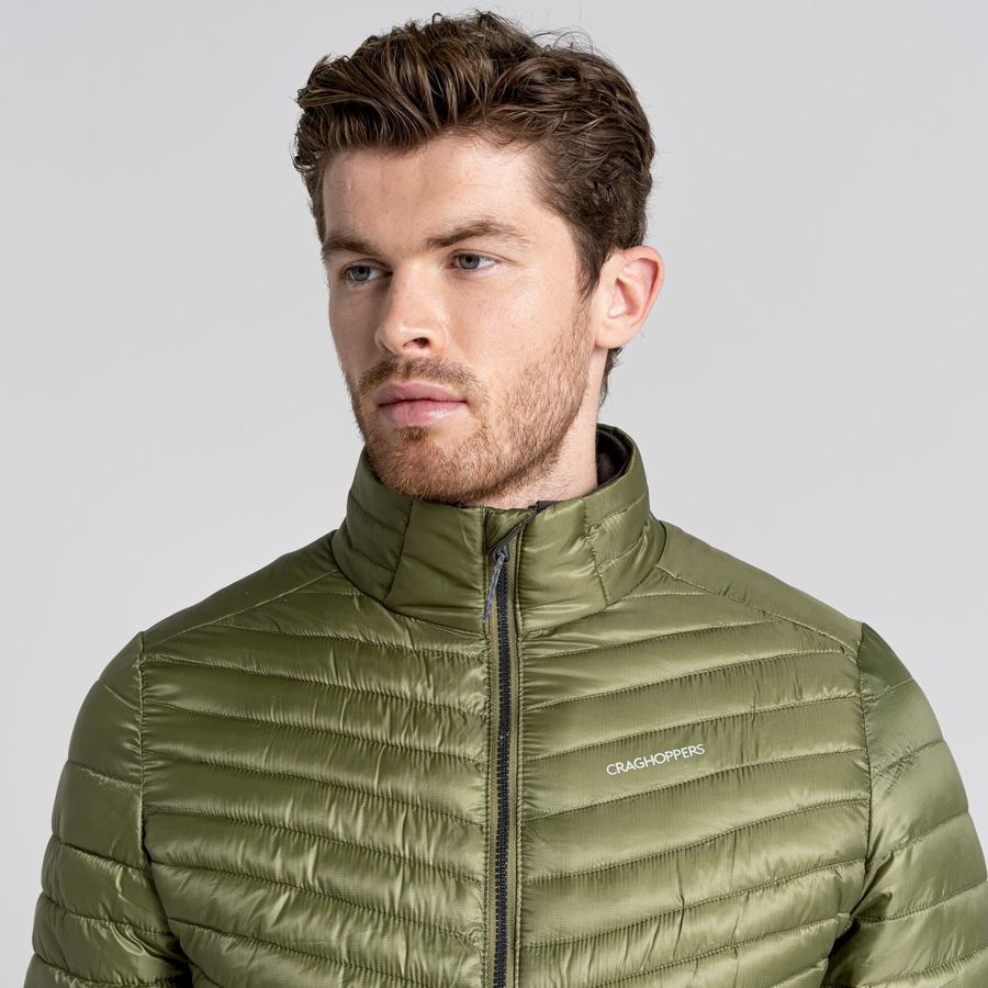 Olive Green Craghoppers ExpoLite Insulated Men's Jackets | TFA8557EK