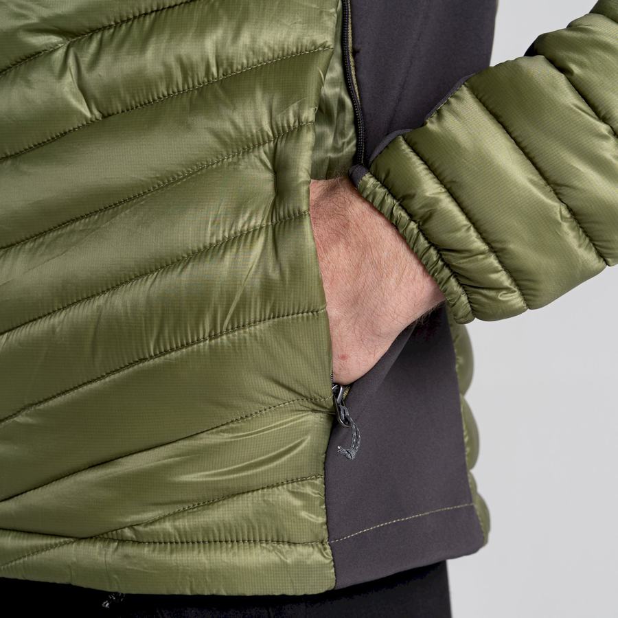 Olive Green Craghoppers ExpoLite Insulated Men's Jackets | TFA8557EK