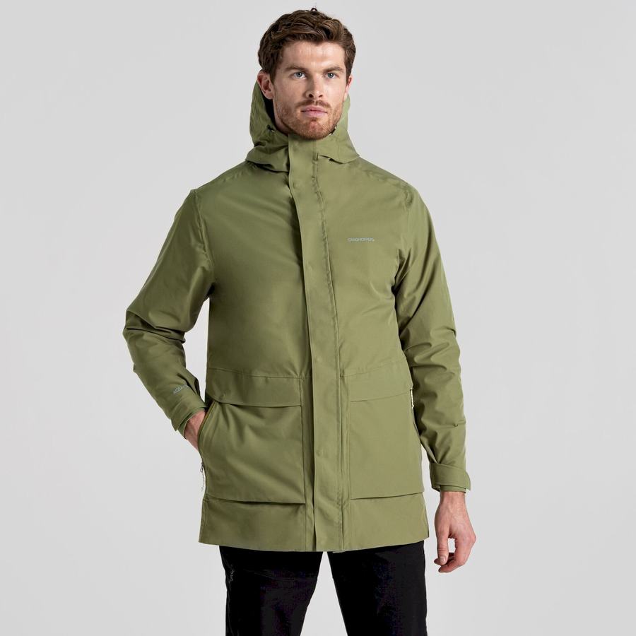 Olive Green Craghoppers Lorton Pro 3 in 1 Men's Jackets | GCH326WY