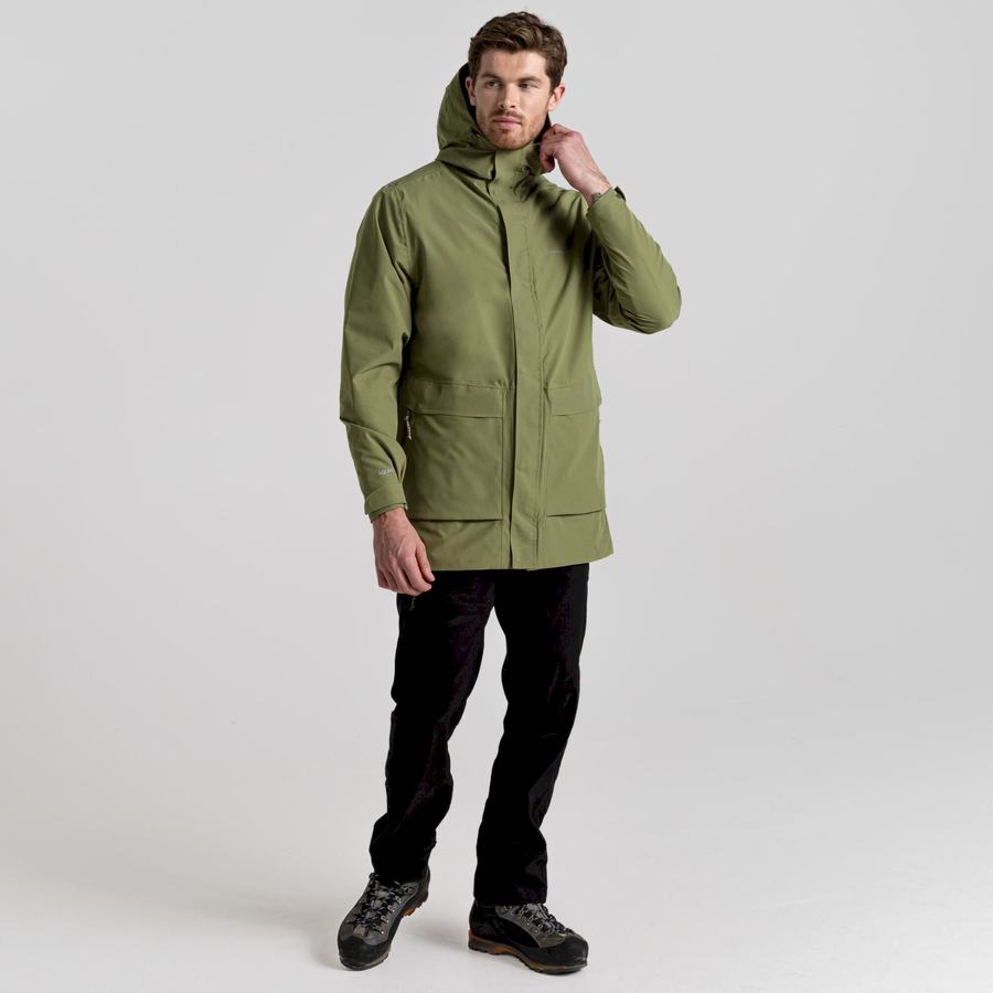 Olive Green Craghoppers Lorton Pro 3 in 1 Men's Jackets | GCH326WY