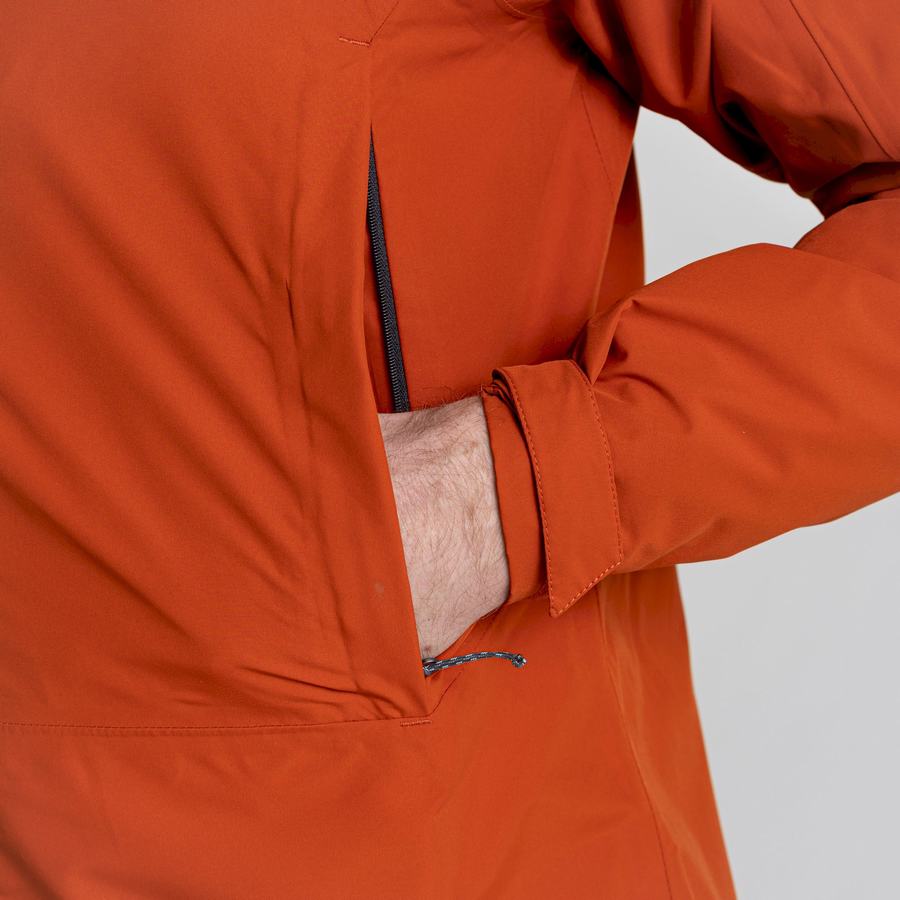 Orange Craghoppers Creevey Men's Jackets | DKO5316EI