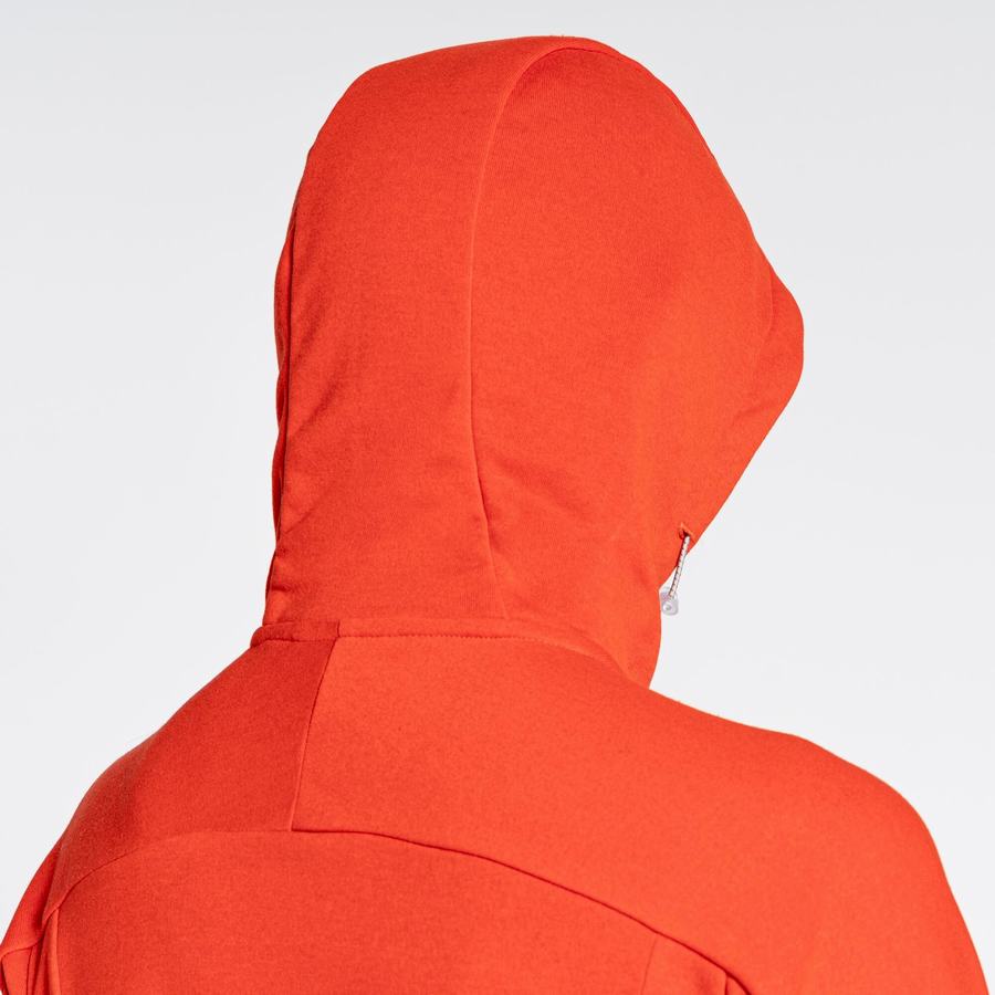 Orange Craghoppers Dynamic Hooded Half Zip Top Women's T-Shirts | MYO8471YF