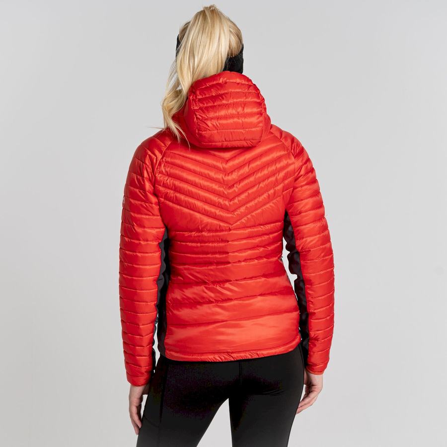 Orange Craghoppers ExpoLite Insulated Hooded Women's Jackets | NST7637NJ