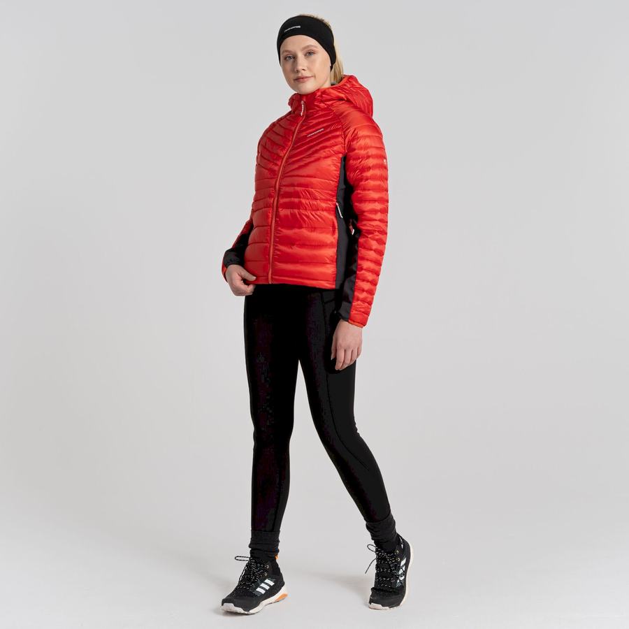 Orange Craghoppers ExpoLite Insulated Hooded Women's Jackets | NST7637NJ