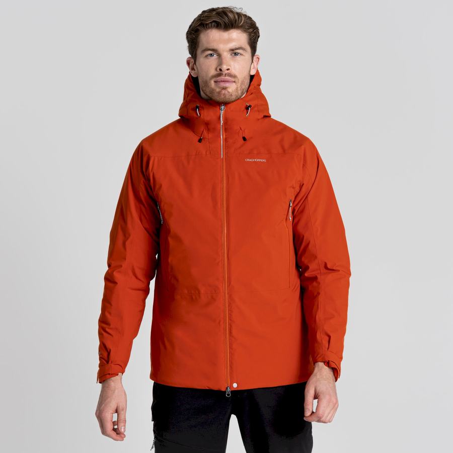 Orange Craghoppers Gryffin Thermic Men's Jackets | BAR3827DH