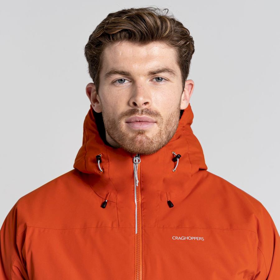 Orange Craghoppers Gryffin Thermic Men's Jackets | BAR3827DH