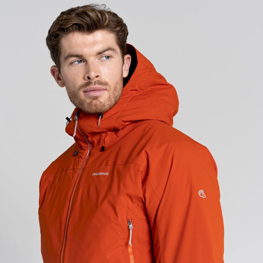 Orange Craghoppers Gryffin Thermic Men's Jackets | BAR3827DH