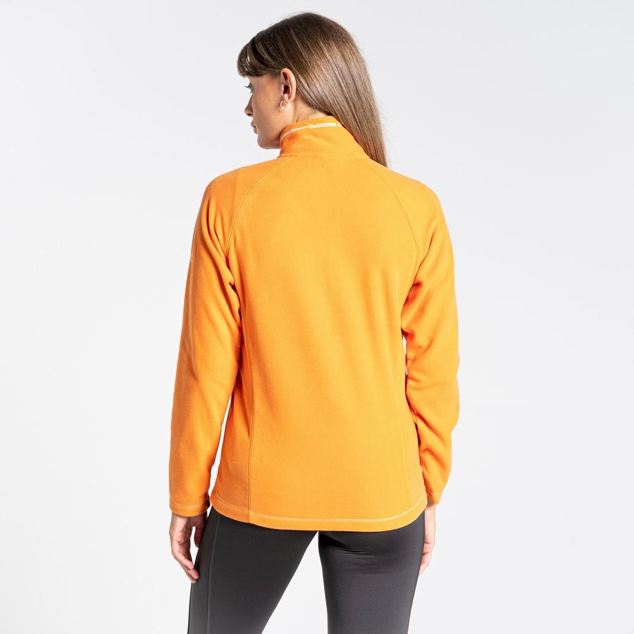 Orange Craghoppers Miska Half Zip Women's Sweaters | FRO1875VH