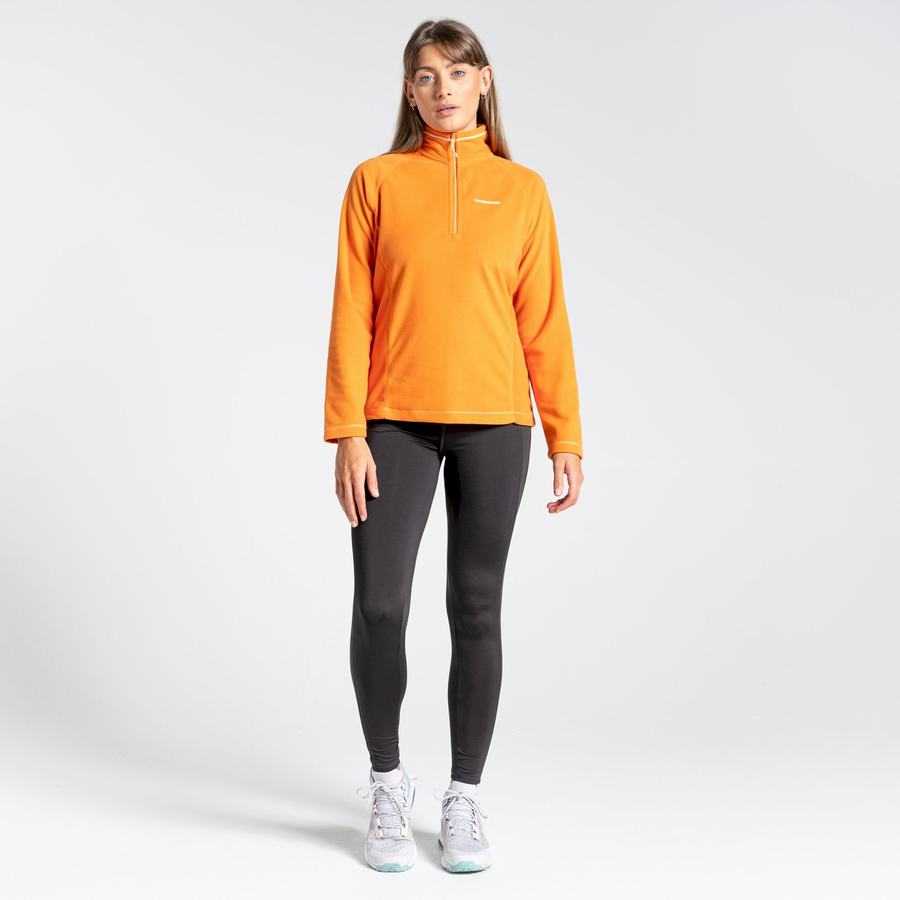 Orange Craghoppers Miska Half Zip Women's Sweaters | FRO1875VH