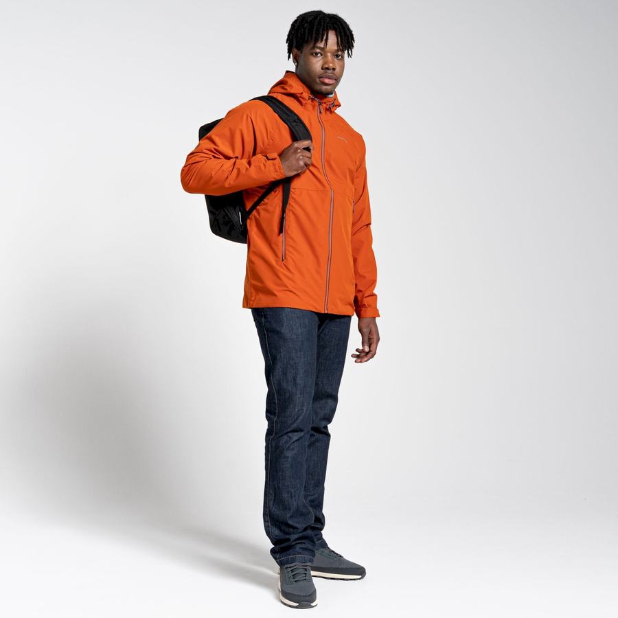 Orange Craghoppers Sebastian Men's Jackets | LKS8731AV