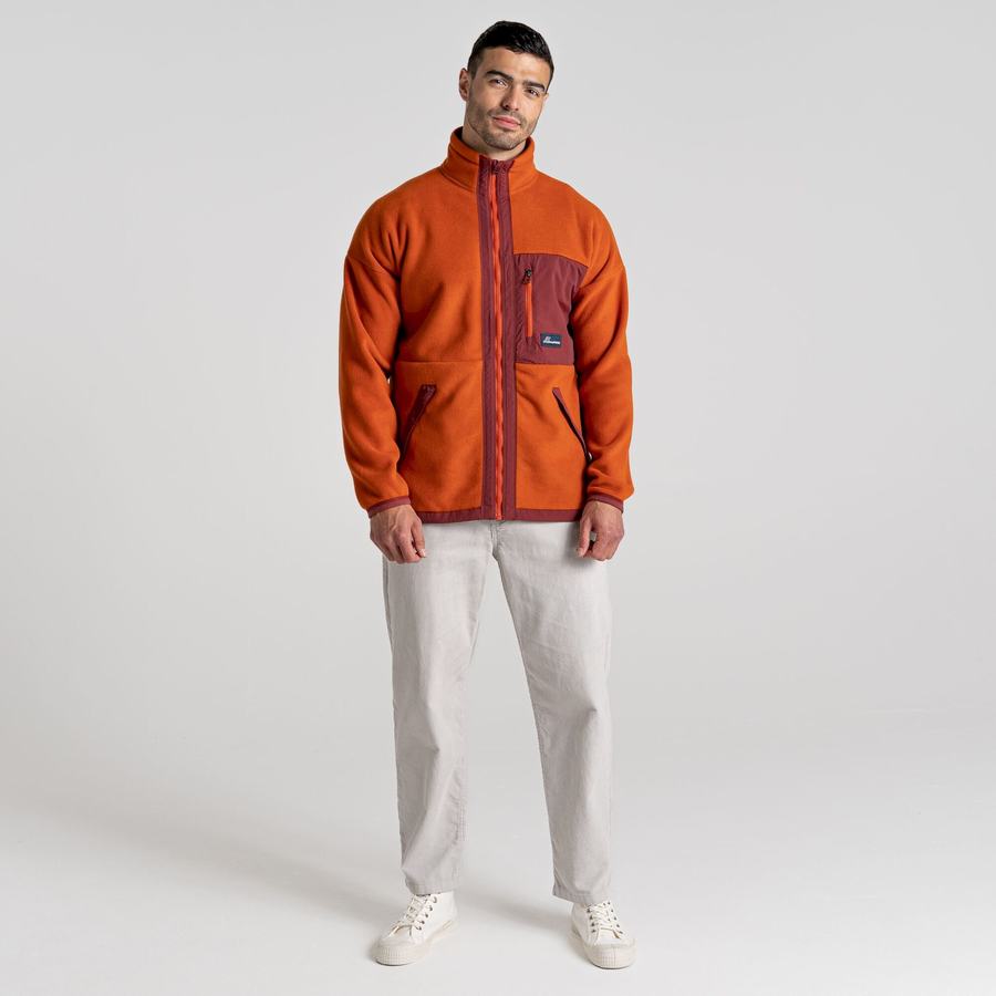 Orange Craghoppers Spindle Men's Sweaters | UVX1253DE