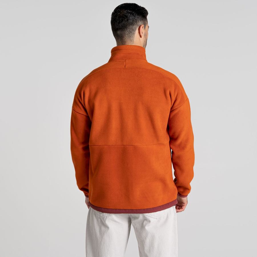 Orange Craghoppers Spindle Men's Sweaters | UVX1253DE