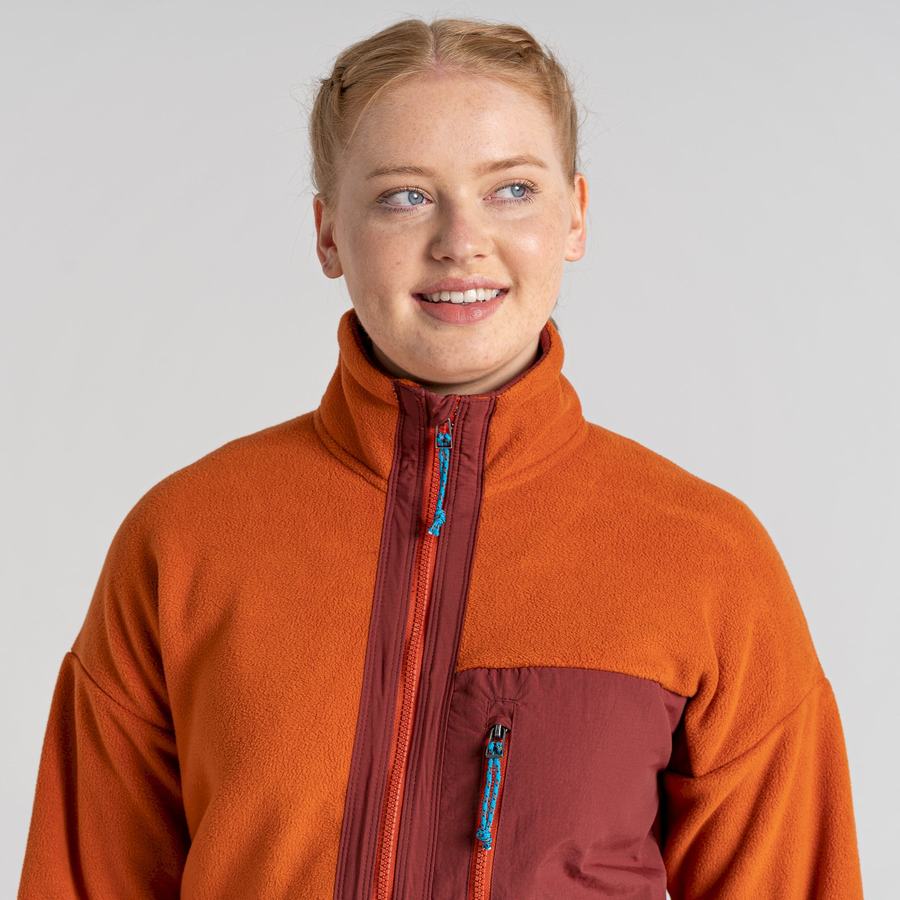 Orange Craghoppers Spindle Women's Sweaters | QKG3263EH