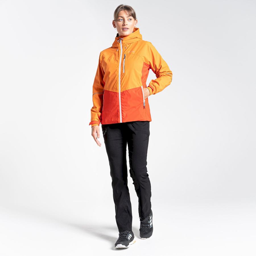 Orange Craghoppers Waterproof Dynamic Women's Jackets | HHB2155EH