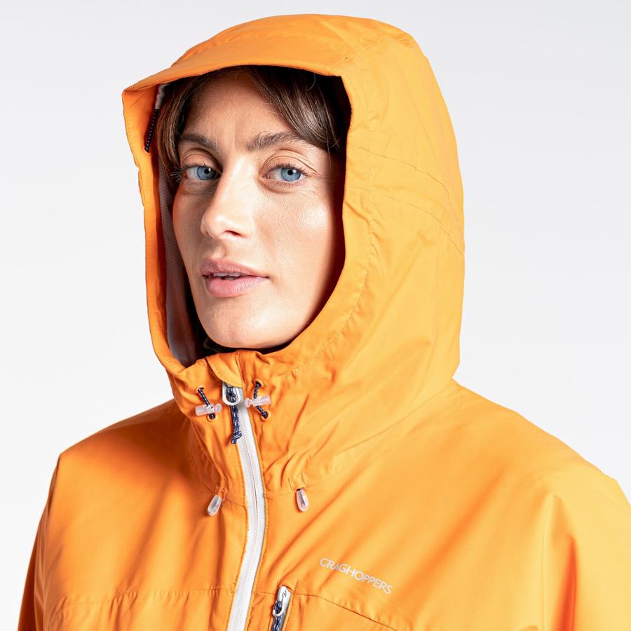 Orange Craghoppers Waterproof Dynamic Women's Jackets | HHB2155EH