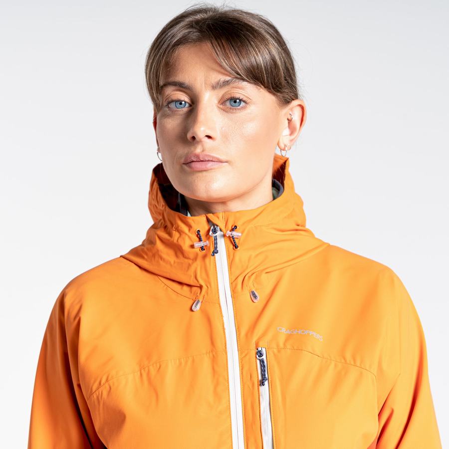 Orange Craghoppers Waterproof Dynamic Women's Jackets | HHB2155EH