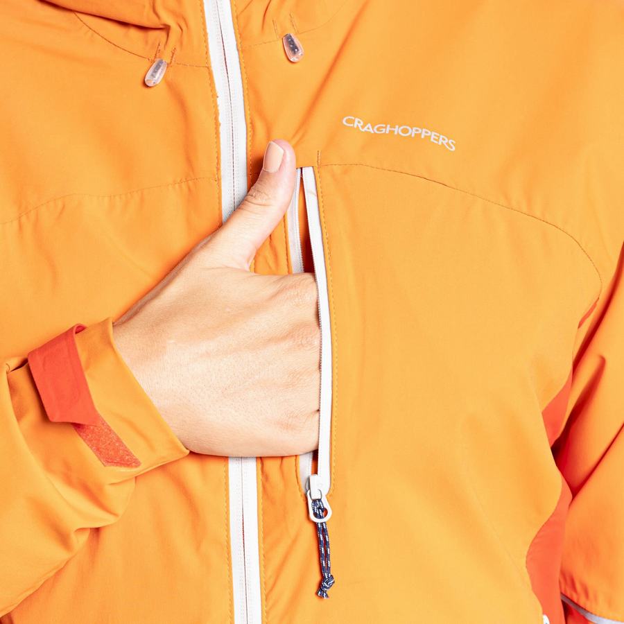 Orange Craghoppers Waterproof Dynamic Women's Jackets | HHB2155EH