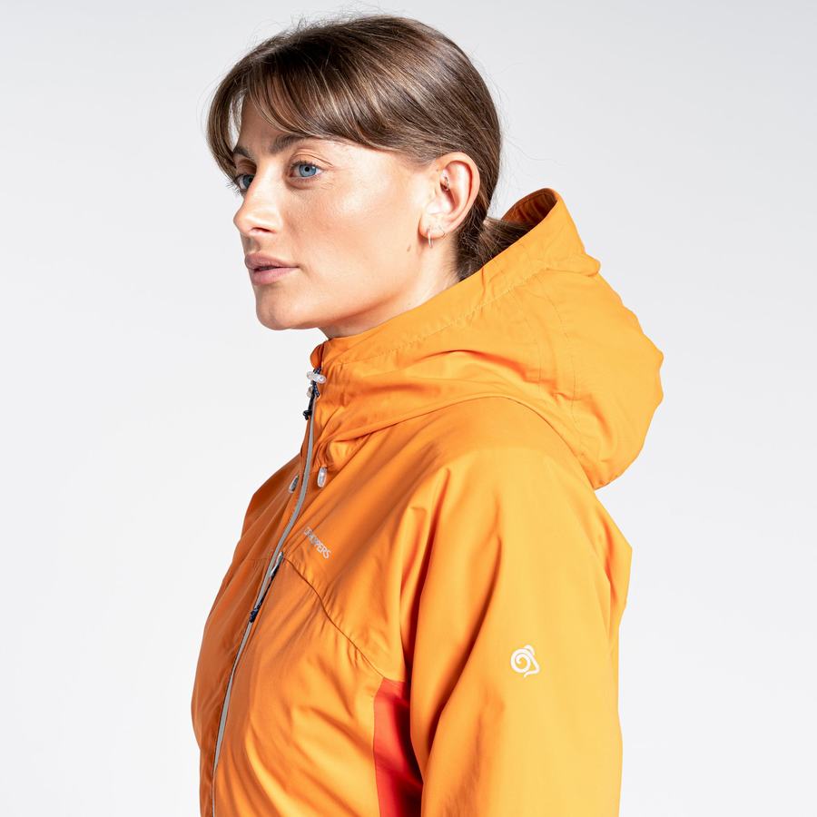 Orange Craghoppers Waterproof Dynamic Women's Jackets | HHB2155EH