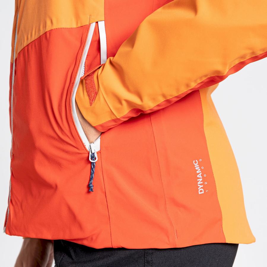 Orange Craghoppers Waterproof Dynamic Women's Jackets | HHB2155EH