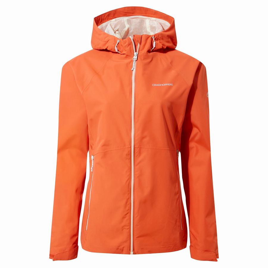 Orange Craghoppers Waterproof Salina Women\'s Jackets | RGF5540NU