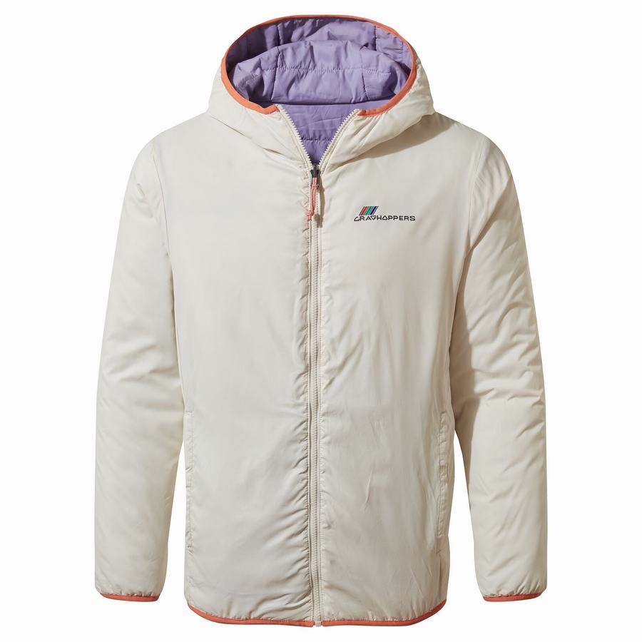 Purple Craghoppers Cameo CompressLite Hooded Men's Jackets | MOB333VH