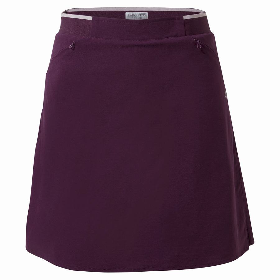 Purple Craghoppers NosiLife Pro Skort Women's Shorts | CCE701WE