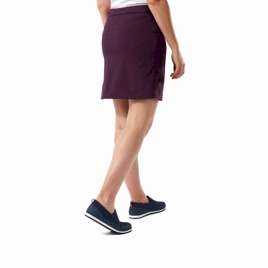 Purple Craghoppers NosiLife Pro Skort Women's Shorts | CCE701WE