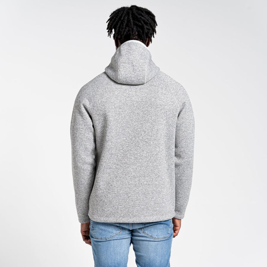 Silver Craghoppers Brayden Hooded Men's Sweaters | LQG929VW