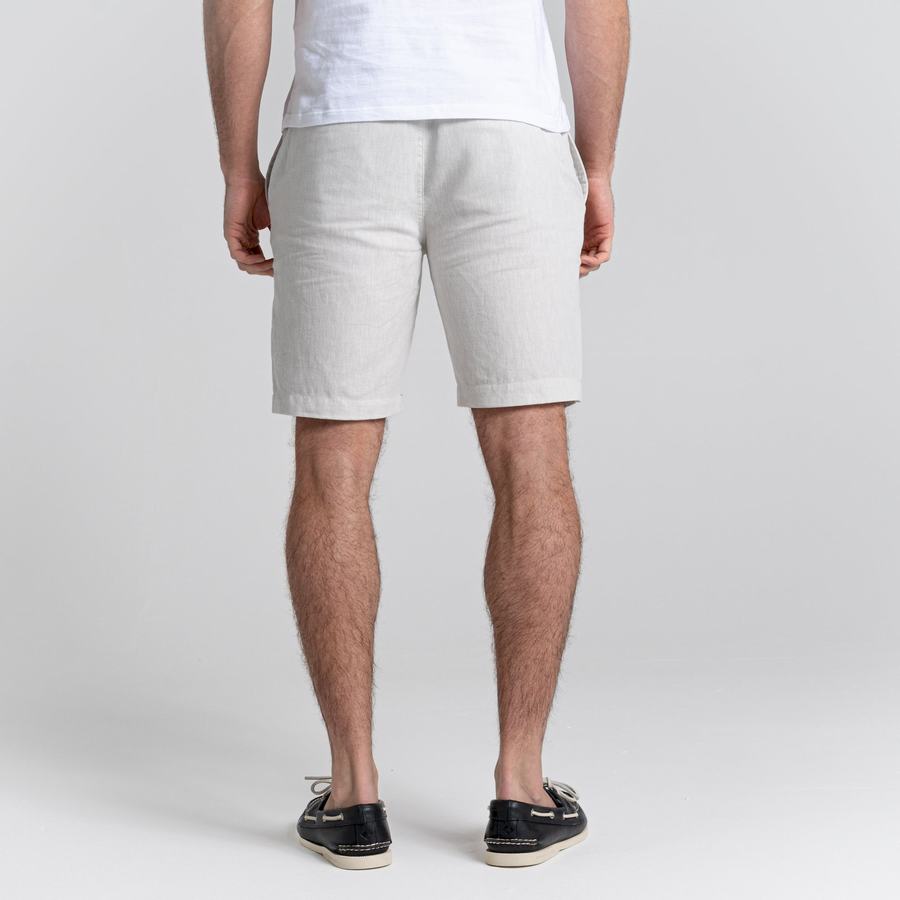 Silver Craghoppers Nosibotanical Buck Men's Shorts | UPY9449ET